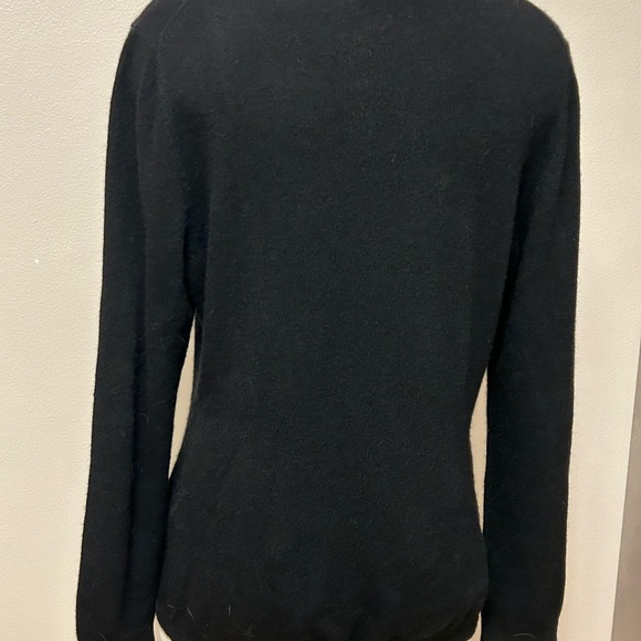EUC! Charter Club Cashmere Long Sleeve Crew Neck Sweater Black XL - Picture 4 of 7